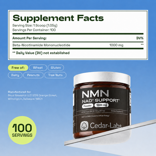 Pure NMN Powder 1000mg