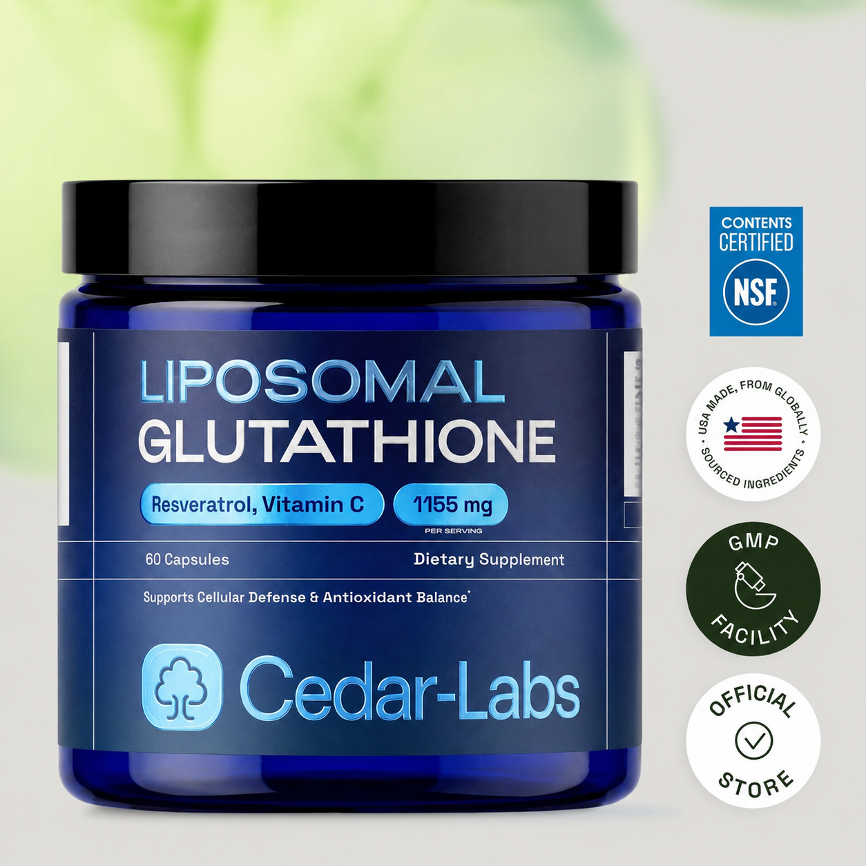 Liposomal Glutathione – 1155 mg