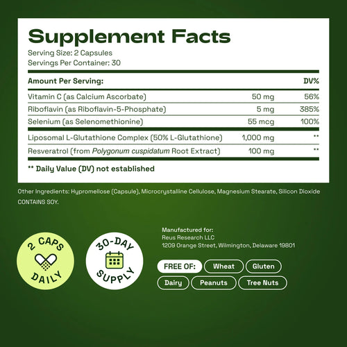 Liposomal Glutathione – 1155 mg